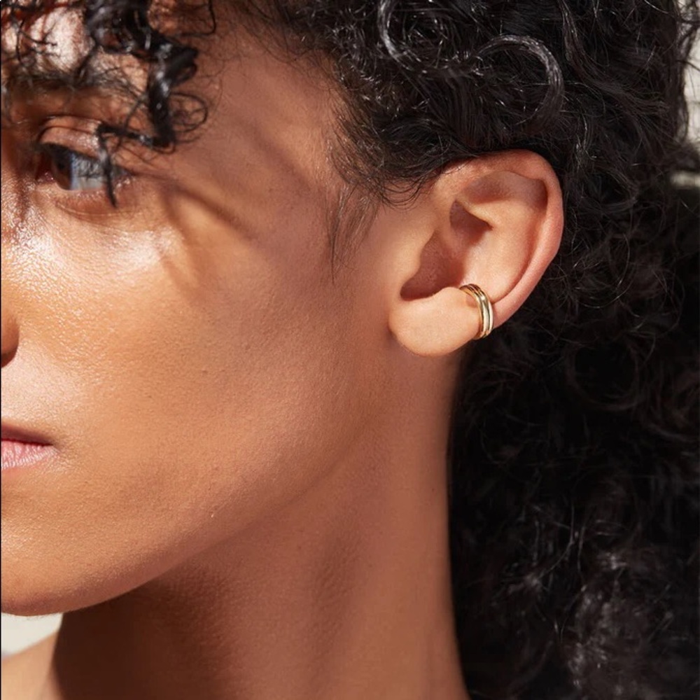 Ana Luisa Michelle Gold Ear Cuff